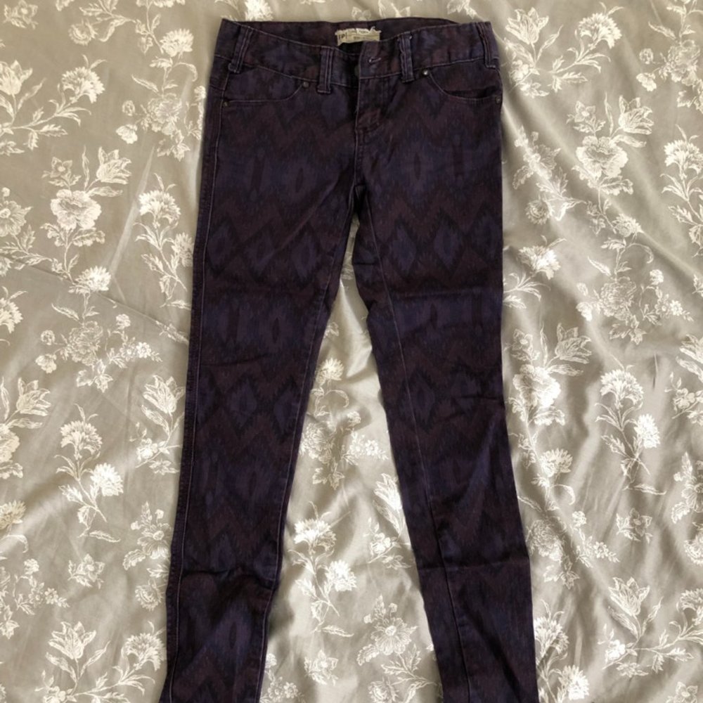 Free People patterned jeans